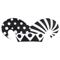 Fool Hat Eye-Catching Fool Hat with Curved Protuberances Multicolor Costume Headpiece for Adults