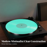Acrylic Turntable Mat Anti-Static 12 Inch Vinyl Player Mat Universal Fit