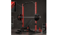 Strength Rack with Pull-up Bar Heavy-Duty Squat Rack with Weight Storage Storage Standing Gym Equipment for Weightlifters, Athletes