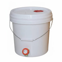 Plastic Container with Spigot Leak-Resistant Water Dispenser Container Compost Pail with Tap Sturdy-Duty Household Container