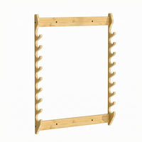 Wall-Attached Fishing Rod Rack Curved Rests Wall-Mounted Rod Rack Open Frame for Anglers