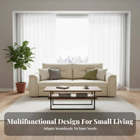 Space-Saving Design Pull-extendable Sleeper Sofa with Storage Multi-Functional Pull-extendable Storage Bed scuff Resistant transformable Couch for Apartment Dwellers, Pet Owners, home dwellers, Office