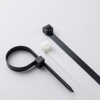 Nylon Cable Ties 200 Pack Assorted Sizes 3-12 Inch, Heavy Duty Black and White Zip Ties for Cable Organizers for Cords