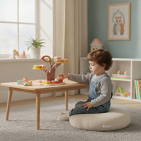 Playful Pastry Set Food Set with Stand Pretend Wooden Dessert Playset Imaginative Snacks with Stand Preschoolers
