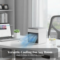 3 Speed Settings Desktop Misting Fan Humidifier Function Portable Misting Fan Quiet Operation