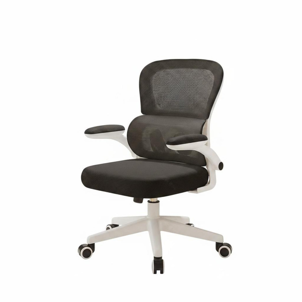Flip-up Armrests Swivel Chair with Support Ergonomic Office Chair for Gamers