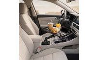 Car Cup Holder Tray Table Adjustable Vehicle Tray with Phone Slot Universal for Drivers, Commuters