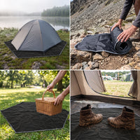 Hexagonal Tent Ground Sheet PE Mat for Tent Bottom Protection