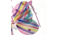 3 Pieces Glitter Accents Butterfly Costume Wings Wand Headband Butterfly Wings Set Party Supply for Halloween