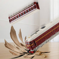 Moving Railway Locomotive Set Smoke Effect Alloy Train Model Sound Effects Electric Toy Train