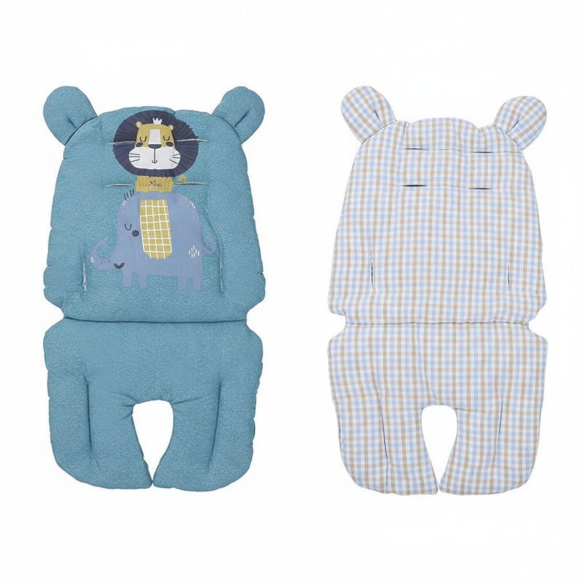 Soft Cotton Universal Stroller Cushion Breathable Universal Pushchair Pad Machine Washable for Babies, Toddlers, High Chair, Travel, Bouncer
