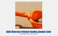 Kids Beach Sand Shovel Set, Watering Can, Sand Sieve, Small Size, Bath and Water Play, Random Color