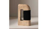Resin Bookend Sturdy Bookend with Rope Architectural Book for Collectors