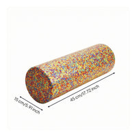 Dimpled Expanded Polypropylene Foam Roller 45 Cm Textured Foam Roller Solid Exercise Equipment Single-Piece for Stretching, Fitness