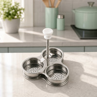 Poached Egg Maker Cups Insert Reusable Poached Egg Maker Cups with Handle Pan for Home Cooks, Kitchen