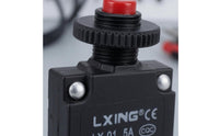 Overcurrent Protection Panel Mount Circuit Breaker Terminal Tabs Push Button Breaker Knurled Knurled Nut