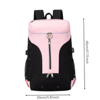 Logo Custom Badminton Backpack Two Shoulder Straps Large Capacity Sports Backpack Mesh Pockets Athletic Gear Water-Resistant for Students