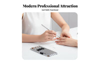 6 Pieces Multiple Sizes Included Nail Art Brush Set Detachable Design Gel Nail Brush Set Professional Quality for Home Use, Beauty School