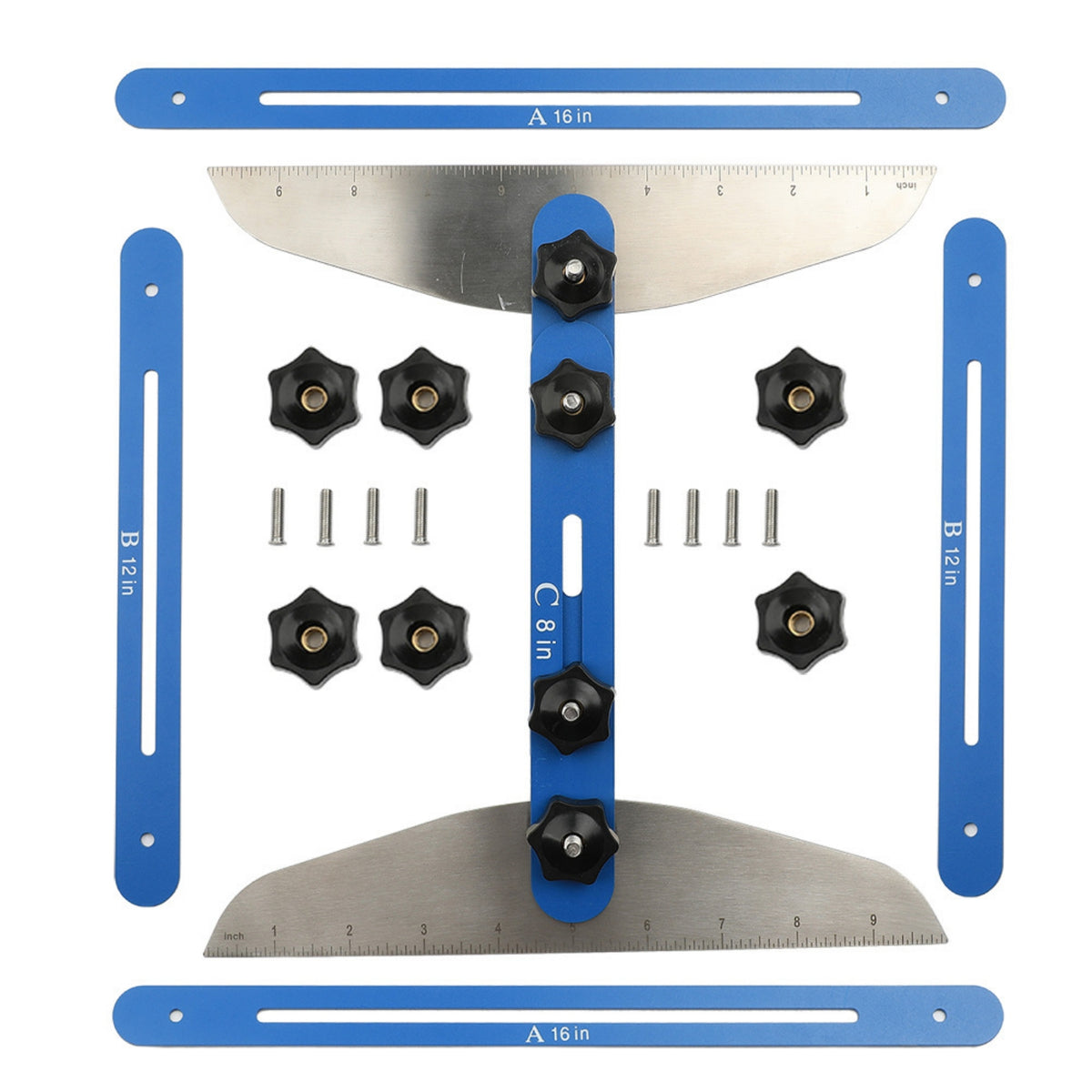 Stair Step Template Tool Sturdy Stair Step Template CNC-Machined for Carpentry