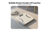 Smart Body Composition Scale High Precision Sensors Electronic Body Composition Measuring Device Smartphone Mobile Connectivity with Re Power