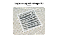 Safety Grille Design Swimming Pool Main Drain Long-Lasting Plastic Pool Floor Drain Cover Debris Blocker Water Return Outlet Cover Complete Set for Aquatic Pond Owners, Bathhouses, Spas