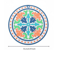 Heat Resistant Placemat Thickened Material Anti-Scald Dish Pad Flexible Decorative Coaster for Home Decor