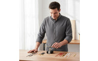 Silent Clock Movement Kit Multiple Hand Sets Included Long Shaft Clock Motor Non-Ticking for Crafters