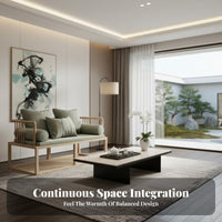 New Chinese design Wrought Iron Luohan Bed Light Luxury Design Seating Furniture Upholstered pad Daybed Multi-Purpose for Interior Designers, Business Owners, Living Room, Hotel Lobby, Reception Area, Office Lounge