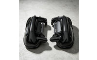 Motorcycle Lower Fairing with Speaker Enclosures Black Lower Fairing with Speaker Enclosures Glossy for Front Guard Mounting