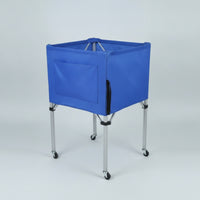 Collapsible Ball Storage Cart Portable Ballaufbewahrungswagen Mit Rollen Lightweight Folding Ball Cart Leicht Zu Bewegen for Schools