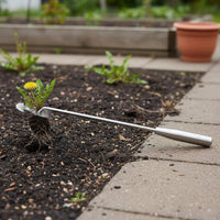 Multi-Purpose Stainless Steel Weeding Tool Rust-Resistant Root Weeder Long-Lasting Soil Loosening Tool for Yard