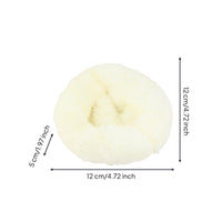 Miniature Beanbag Chair Soft and Fuzzy Doll Sofa Craftsmanship 1/12 Scale Couch for Hobbyists