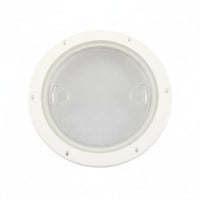 Round Deck Plate Cover with Transparent Lid Marine Deck Plate Cover Weather-Tight Hardware for Boat Owners, Boats, Yachts
