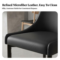 Luxury Design Upholstered Side Chair Minimalist Design Dining Seating Comfortable Padding Household Furniture Ergonomic Backrest for Homeowners, Interior Designers, Restaurant Owners, Kitchen, Hotel, Living Room, Home Office