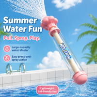 Pull-Type Water Blaster, Large Capacity Water Pistol for Kids 4-6 Years Polymer Watergun for Beach Toy & Water Fight
