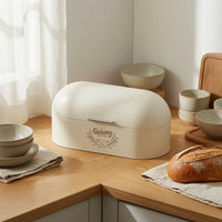 Bread Box with Lid Dustproof Bread Box Container Hinged Sturdy for Homeowners, Kitchen, Pantry