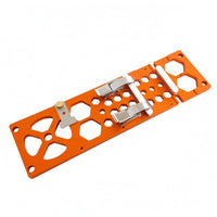 Right-Angle Guide Plate Clamping Buckles Power Tool Accessory Anodized Orange