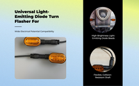 Waterproof LED turn signal for e-vehicles