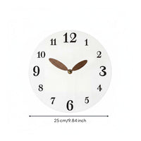 Non-Ticking Minimalist Wall Clock Battery Operated Modern Simple Clock Easy to Read House Decoration Ideal Gift for Bedroom, Living Room, Classroom, Kitchen