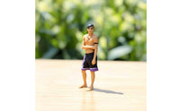 Miniature Human Figurine Realistic Standing Male Figure Tiny Painted Miniatures for Hobbyists, Collectors, Dioramas