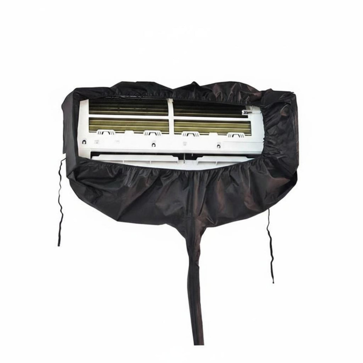 Waterproof Air Conditioner Cleaning Cover Black Material Mini Split Cleaning Kit Medium Size Home Equipment Anti-Collapse
