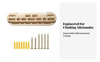 2 Pieces Climbing Fingerboard Long-Enduringing Grip Strengthener Lightweight SkinGentle Surface for Experienced Users