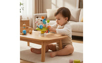 Suction Cup Toy Rotating High Chair Toy Developmental Compact for Babies, Tabletop, Travel