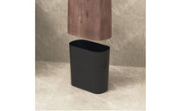 Narrow Slim Trash Can Minimalist Trash Can with Lid Compact Rectangular Waste Bin Easy to Clean for Kitchen