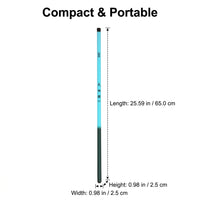 Carp Fishing Rod Portable Telescopic 4 Section 65cm Collapsed Fiberglass Stream
