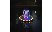 Solar Fountain Pump Illuminated for Courtyard, Homeowners