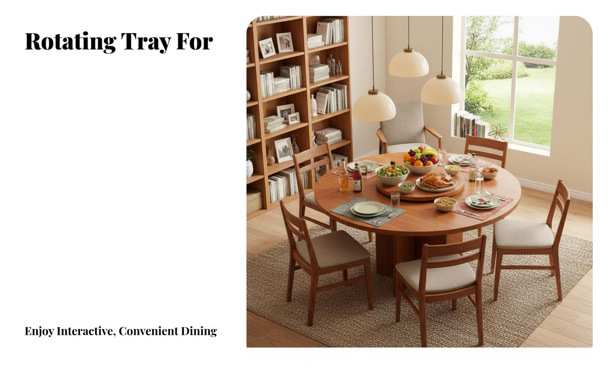 Solid Wood Tabletop Round Dining Table Space-Saving Foldable Round Dining Table Easy Storage Household Furniture Long-Lasting Construction for Apartment Dwellers, Restaurant Owners, Hotel, Small Areas, Family Gatherings, Cafe