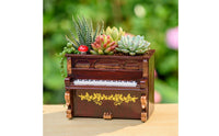 pianos Planter Luxury Look pianos Flower Pot Decorative Design Resin Planter for Park