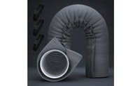 Air Conditioning Hose Sleeve with Straps Flexible for Apartment