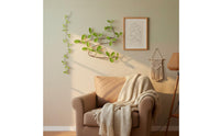 Decorative Dangling Vine Nordic Design Faux Hanging Leaves Low Maintenance Artificial Greenery Garland for DIY Enthusiasts, Wedding, Craft Projects